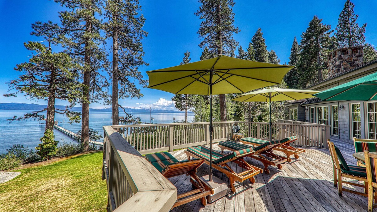 Tahoe Woods House | Inspiration Lakefront By Tahoe Getaways - Estate w A/C, Pier and Buoy & Professionally Designed