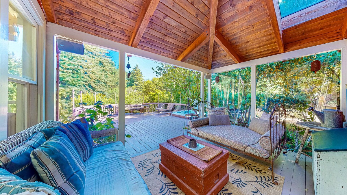 Occidental House | Inviting dog-friendly home with hot tub, fireplace, charming patio, & W/D