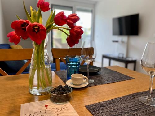 Heviz Apartment | Iris Appartement in Hévíz mit Tiefgarage und Panoramaaussicht