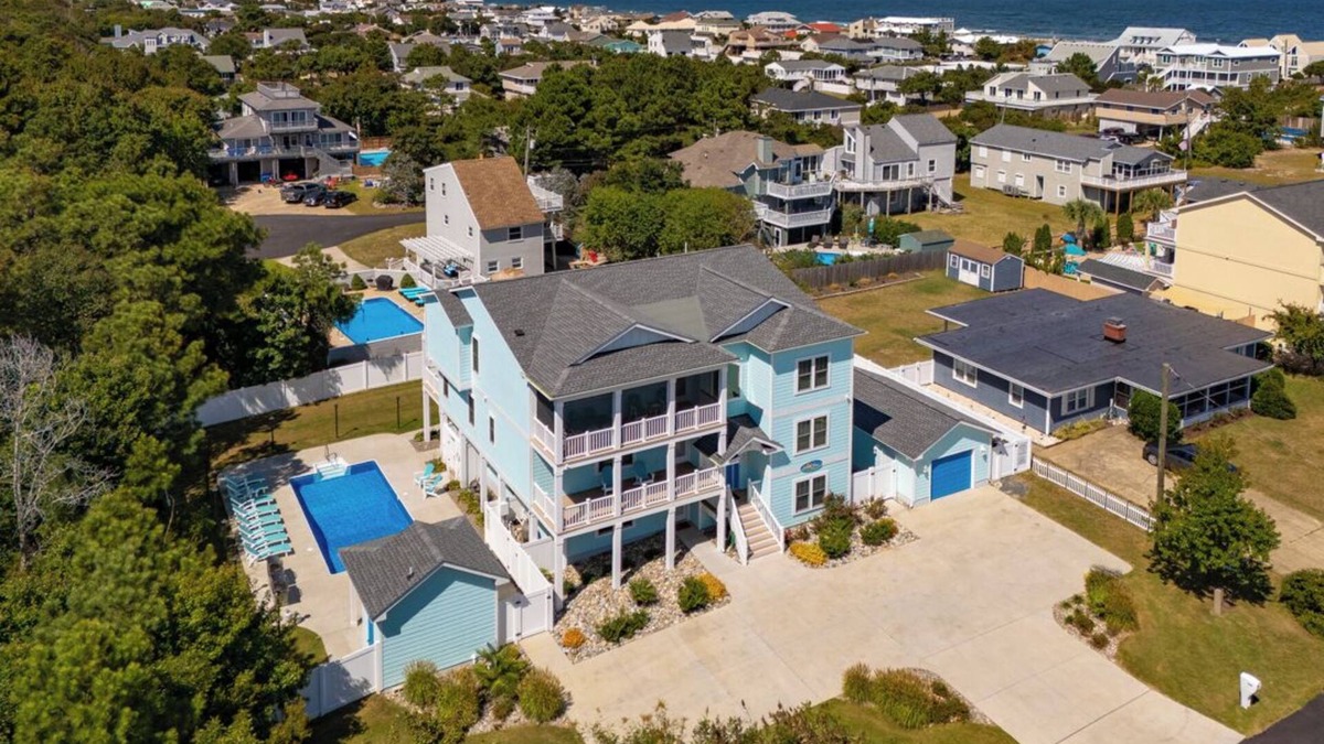 Sandbridge House | Island Time | 800 ft to the beach | Private Pool, Hot Tub, Dog Friendly