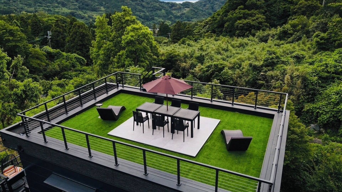 Itoshima Villa | Itoshima at the foot of the sky! Rooftop panorama Open-air bath Sauna with spectacular view BBQ Pets allowed 16 people 5 parking spaces Miraculous view
