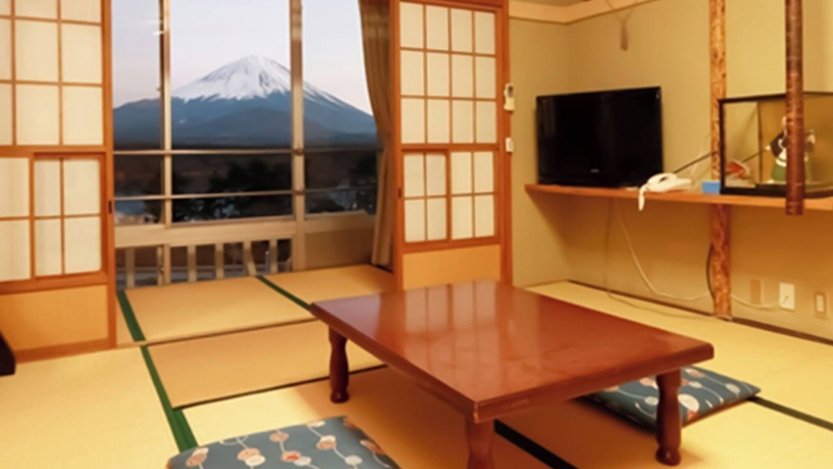 Fujikawaguchiko Hotel | Japanese roomtypeA panoramic view of Mt Fuji Lake Shoji/Minamitsurugun Yamanashi