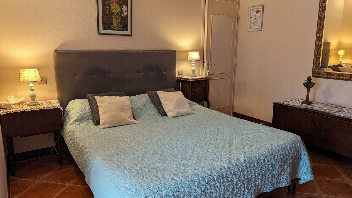 Tavers Bed & Breakfast | Jasmin Room with pool and parking in the heart of the Loire Valley