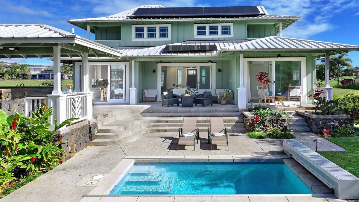 Poipu House | JC Surf House: Elegant 5BR w/Pool, BBQ & Ocean Views