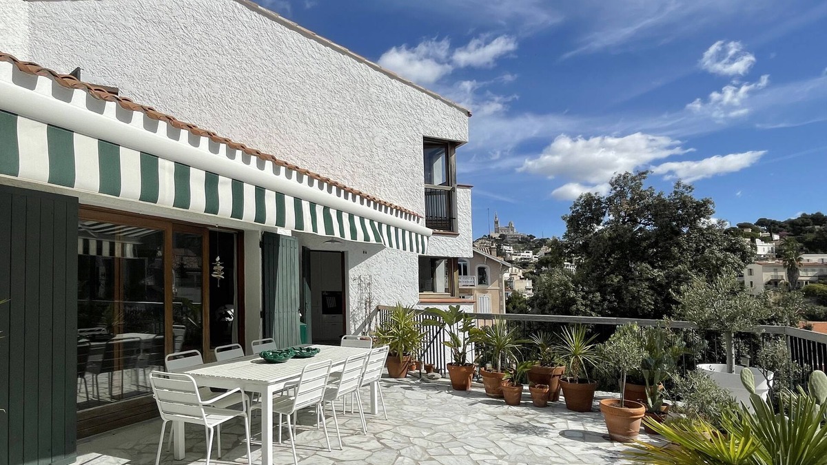 Bompard Villa | JO 2024! Magnifique Maison Avec Grande Terrasse à 200m de la Corniche et la Mer!