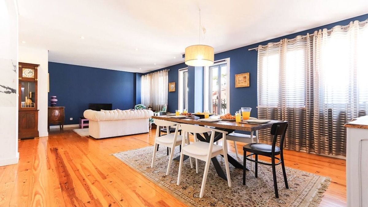 Sao Jose Apartment | JOIVY Bold & classy 2BR apt w/balcony in Baixa, moments from shopping streets