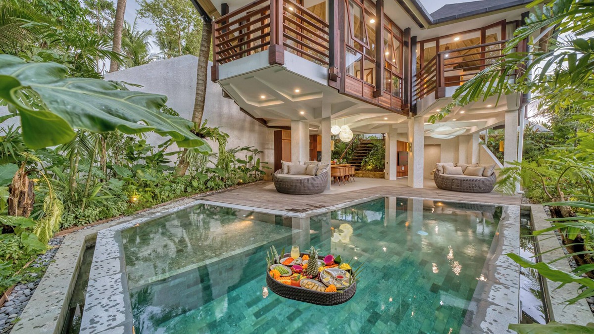 Lodtunduh Villa | Jungle Flower Villas Two BR is your ideal escape for relaxation in Ubud.