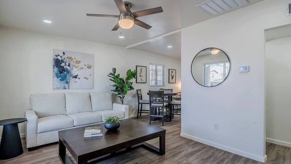 Tucson Apartment | Just down the street from the University of Arizona this 1 bedroom 1 bathroom is fully remodeled with your own dedicated electric vehicle charger .