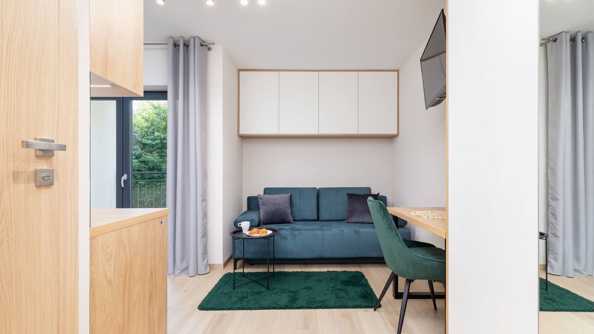 Warszawskie Apartment | Kątowa 10 | Modern Studio | Balcony | Home office