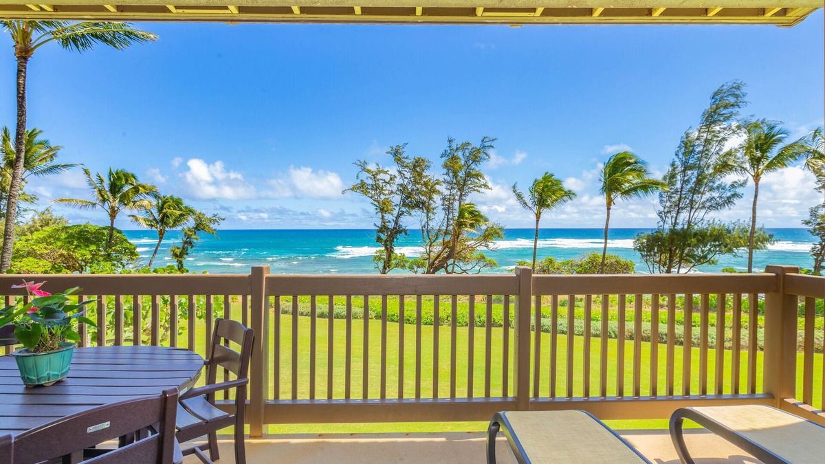 Lihue Condo | Kaha Lani Resort #224, Oceanfront, Sunrise Views, Walk to Lydgate Beach