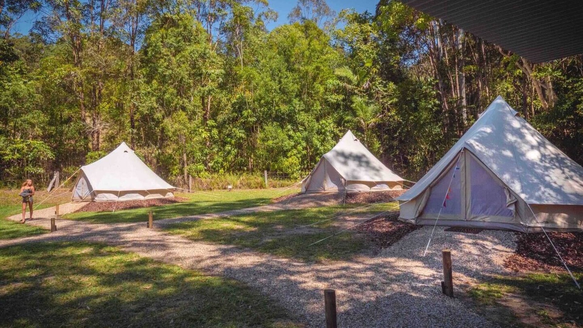 Verrierdale Cabin | Kailani Glamping Tent: Eco Stay w/Private Bathroom & Nature Views Near Noosa
