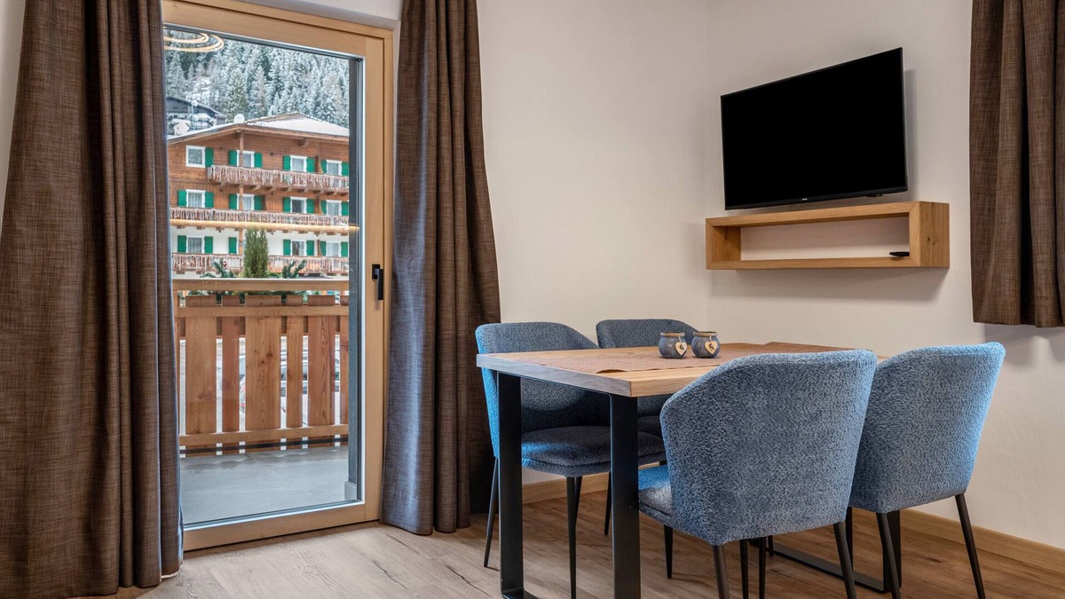 Campitello di Fassa Apartment | Kamerloy Apartments - A with Mountain View, Wi-Fi, Balcony and Garden
