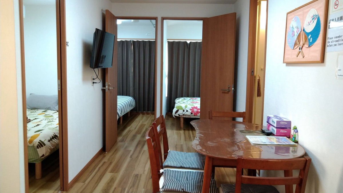 Kaminarimon Apartment | Kaminarimon 4/F 3 bedrooms, 5 beds, 2 to