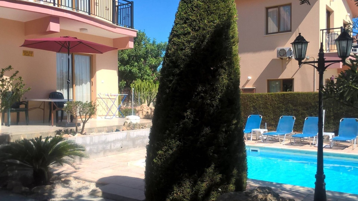 Pissouri Villa | Kapsalia Villas In Walking Distance From Village Square With Sea &mountain views