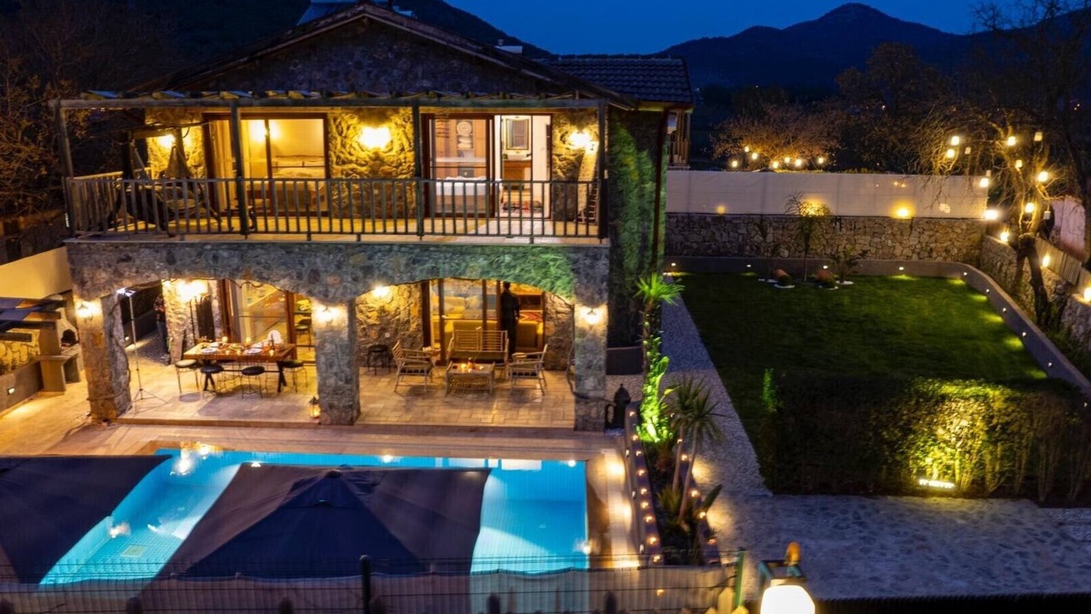 Fethiye Villa | Kayakoy Village 4 Bedroom Villa - 8975