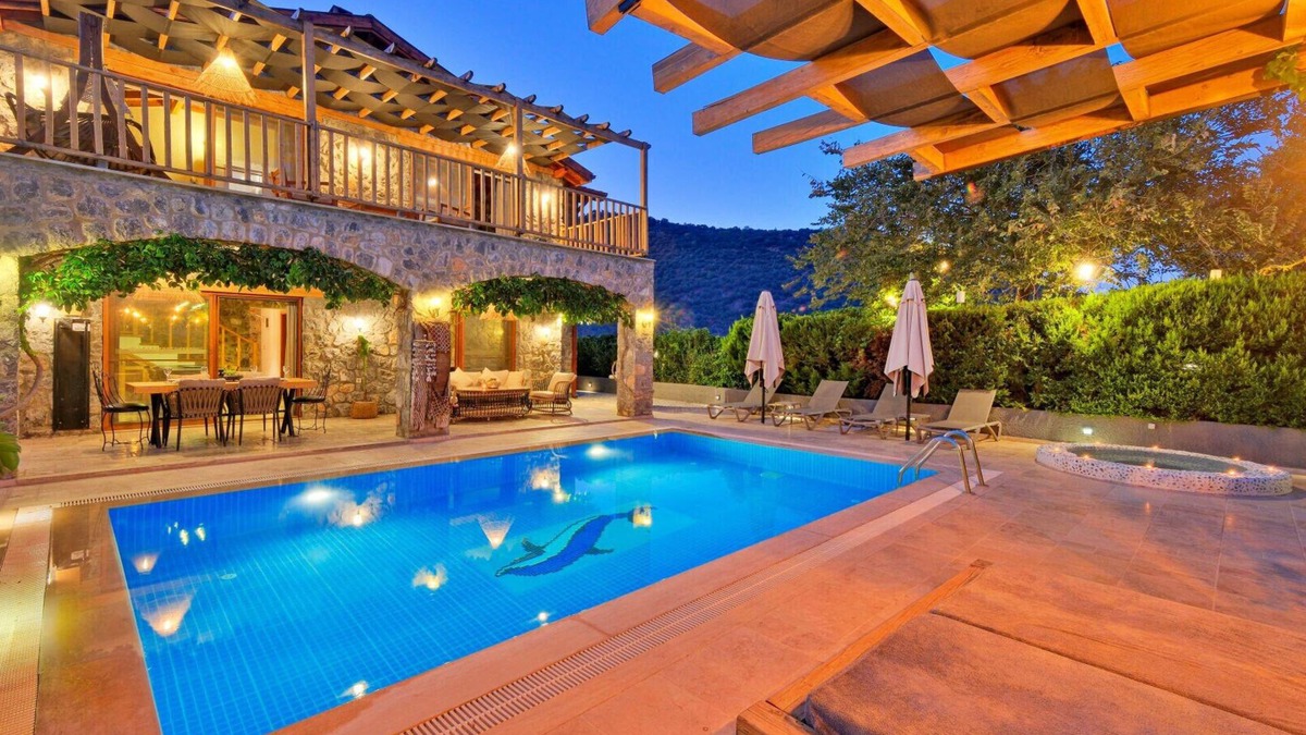 Fethiye Villa | Kayakoy Village 4 Bedroom Villa - 7025