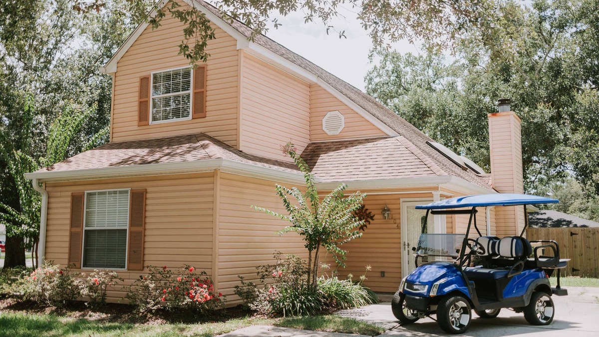 Ocean Springs House | Keri Cove - Includes Golf Cart! Close to beach & downtown Ocean Springs!