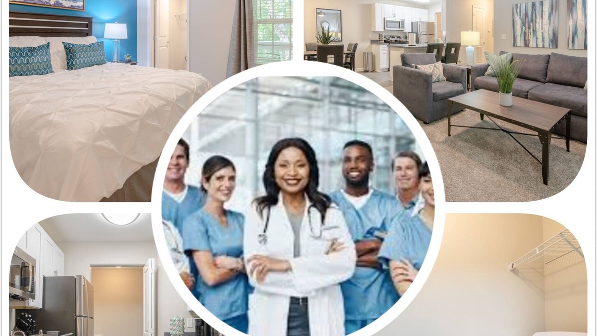 Arcadia Apartment | ✭King Bed✭Hospital✭W/D✭20min→BMW✭Netflix✭3 TVs