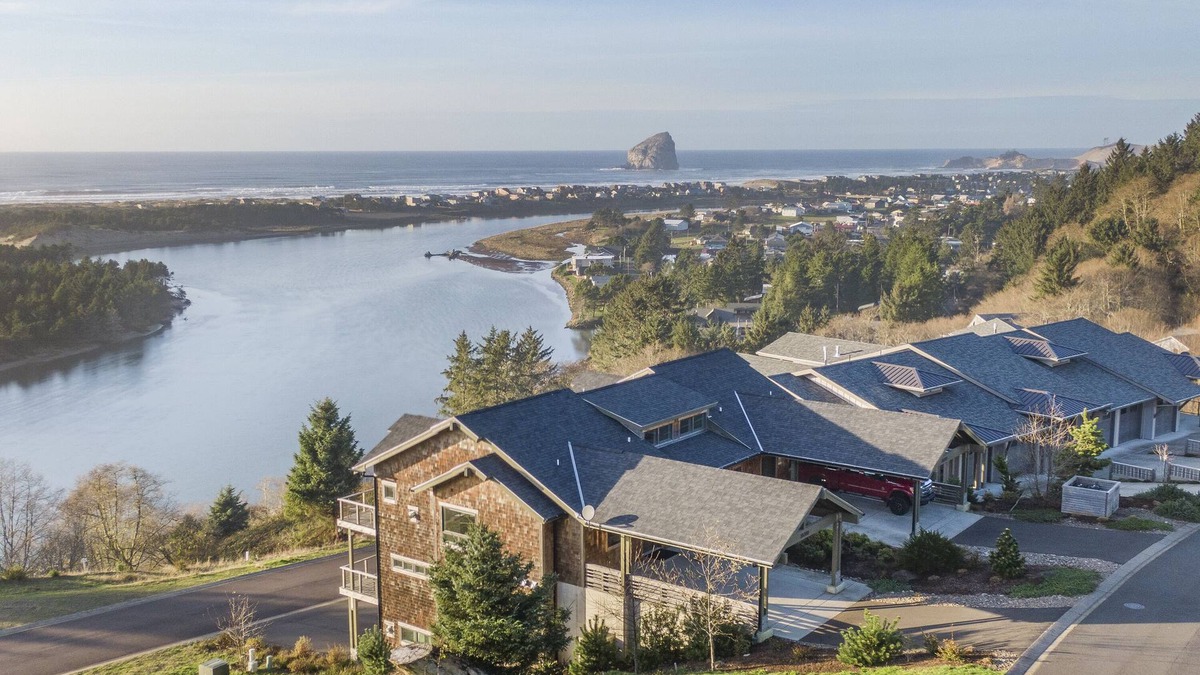 Pacific City House | Kingfisher #106 - Stunning ocean views, luxury home, hot tub. 3 king bedrooms.