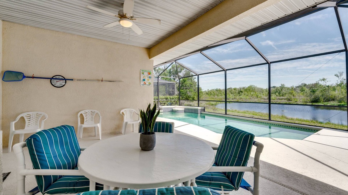 Sunset Lakes House | Kissimmee Home w/Pool + Pond View, 5 Mi to Disney