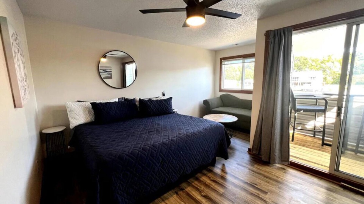 Coinjock Apartment | Knot One- Balcony View of ICW- Dog Friendly!