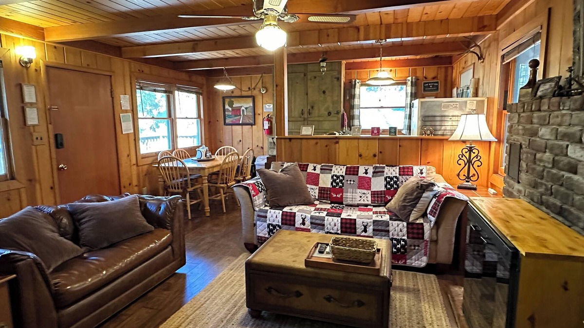 Mi-Wuk Village Cabin | Knotty Pine Old Time Cabin - Family built in 1955 - Central Heat - Lg Deck - A/C