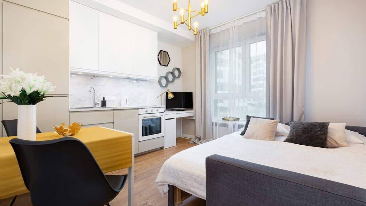 Warsaw Apartment | Komputerowa 7 | Modern Studio | Parking