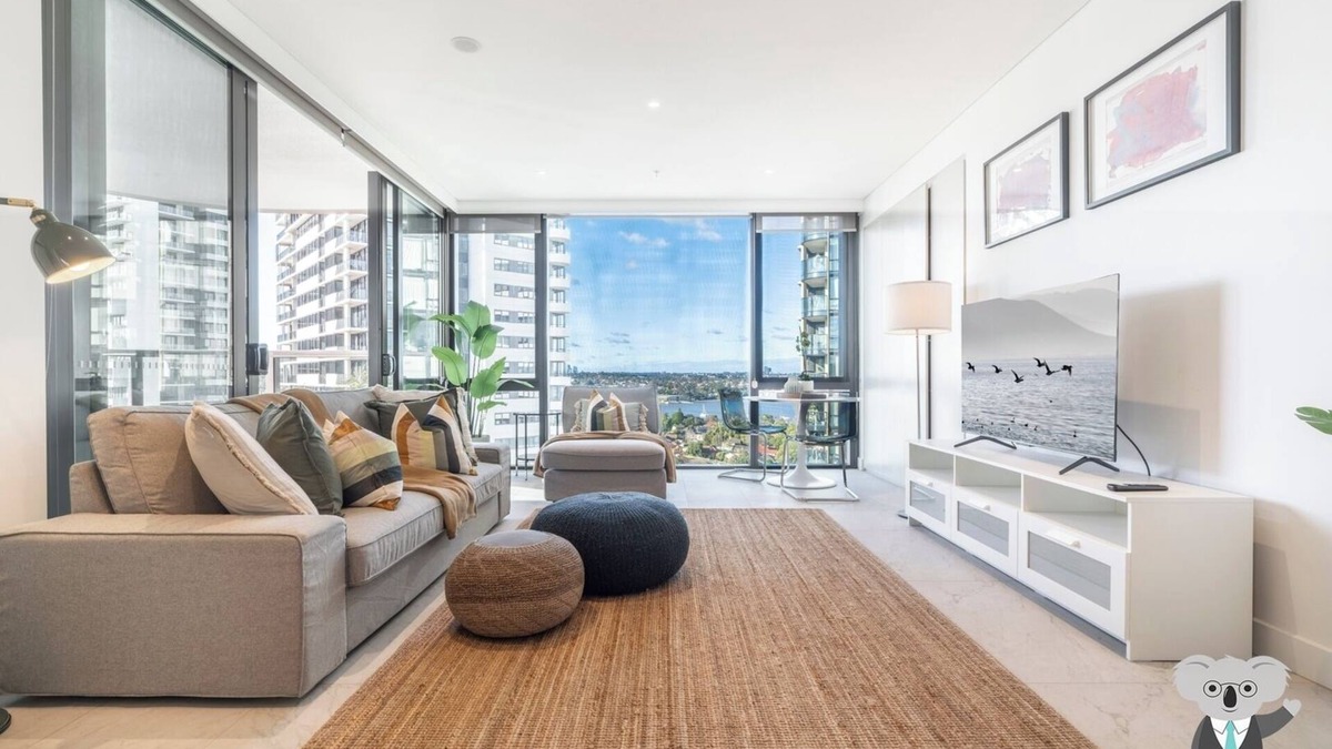 Rhodes Apartment | KozyGuru | Rhodes | Stylish Waterfront Living
