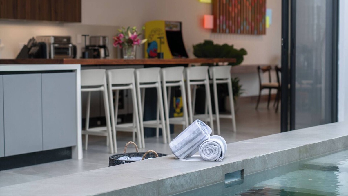 Antigua Guatemala House | Kuxtal Nest bedroom, AC and heated private pool