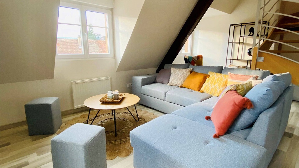Ostheim Apartment | L'Envolée Alsacienne: Magnificent duplex apartment