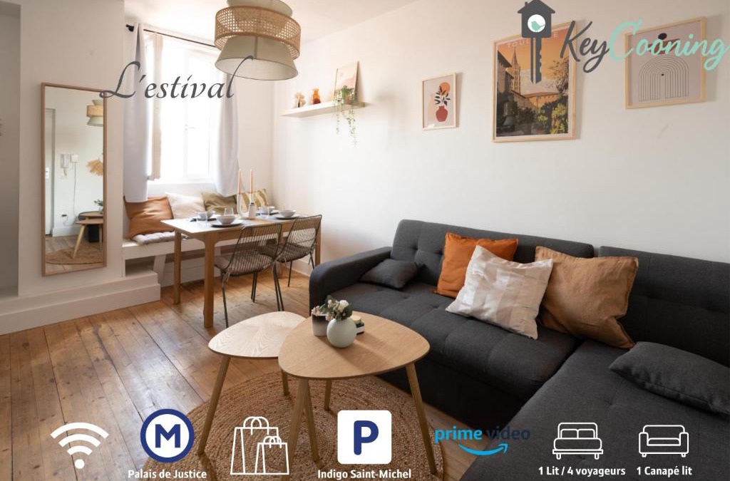 Saint - Michel Apartment | L'estival Champêtre - Métro et tramway a côté