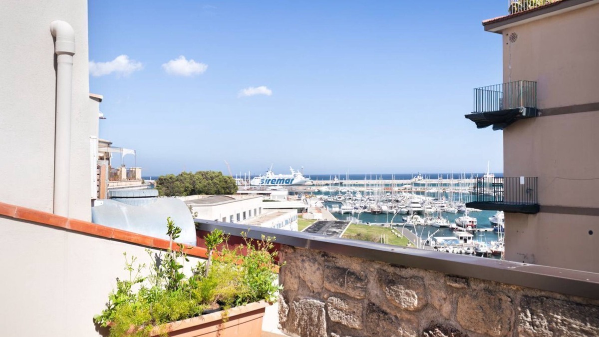 Castellammare Vucciria Apartment | La Cala Terrace by Domusicily