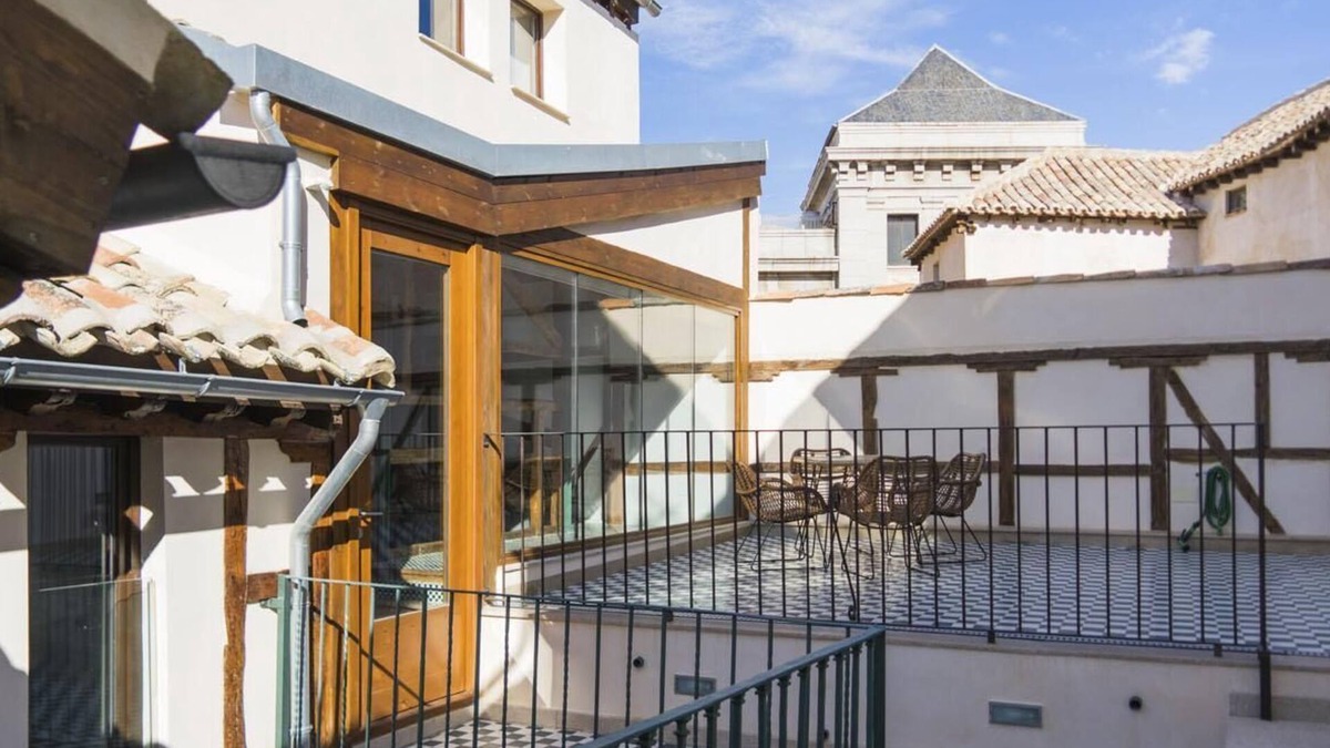 Toledo City Center Apartment | La Casa de la Tuerta La terraza de las 7 torres