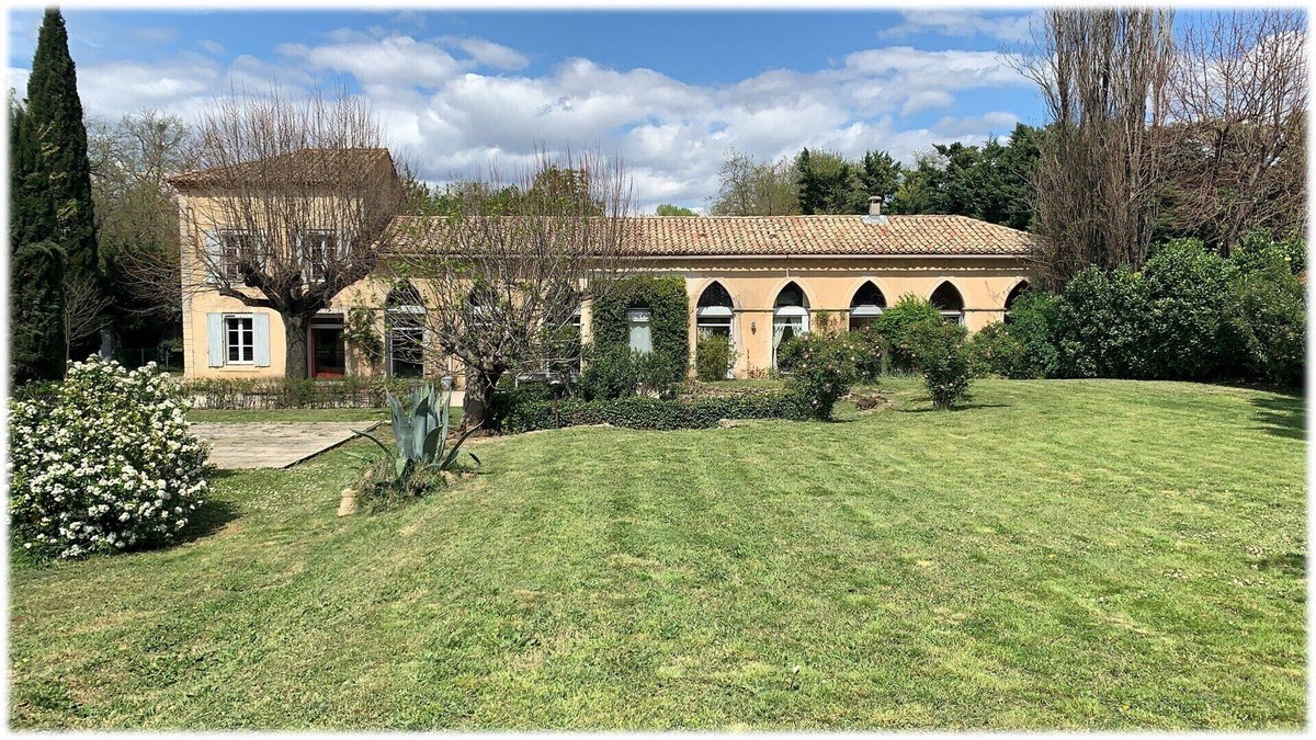 Bagnols-sur-Ceze House | La Filature Magnanerie 6 bedrooms swimming pool private park