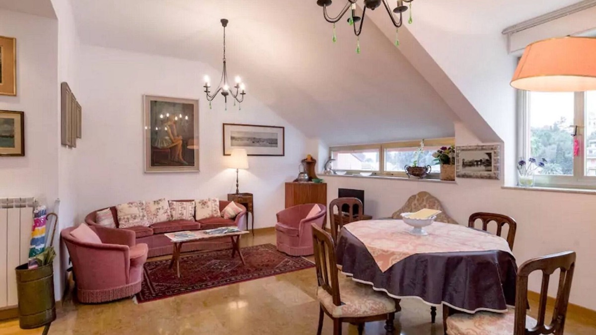 Santa Margherita Ligure Apartment | La Luna sui Tetti/central and panoramic apartment