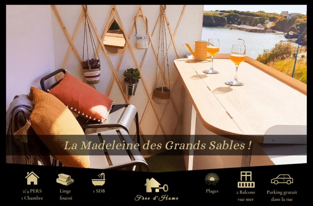 Le Pouldu Apartment | LA MADELEINE DES GRANDS SABLES 1- 4 PERS