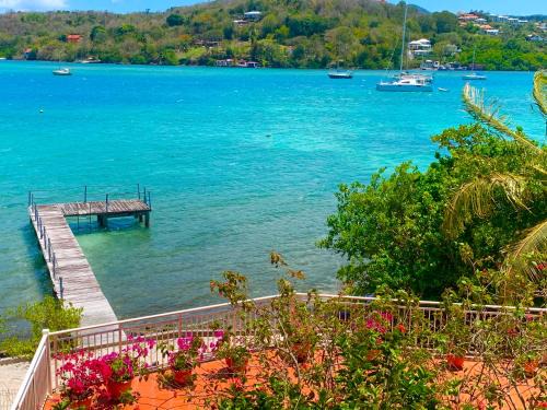 Pointe du Bout Apartment | La Perle Bleue, ,Condo 1 chambre bord de mer et piscine ,Trois ilets