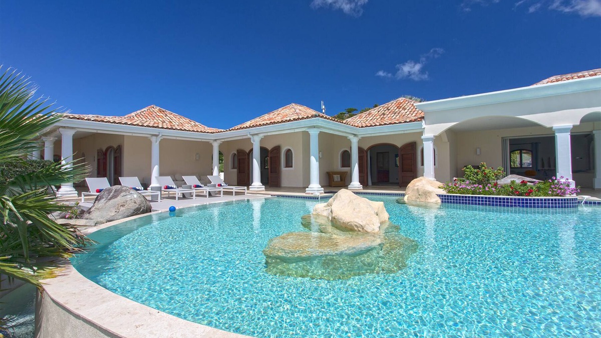 Les Terres Basses Villa | La Salamandre - Lagoon view Villa - Private Dock
