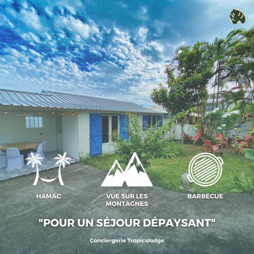 Saint-Philippe House | La Tit'Kaz Bégonia (Vue montagne)