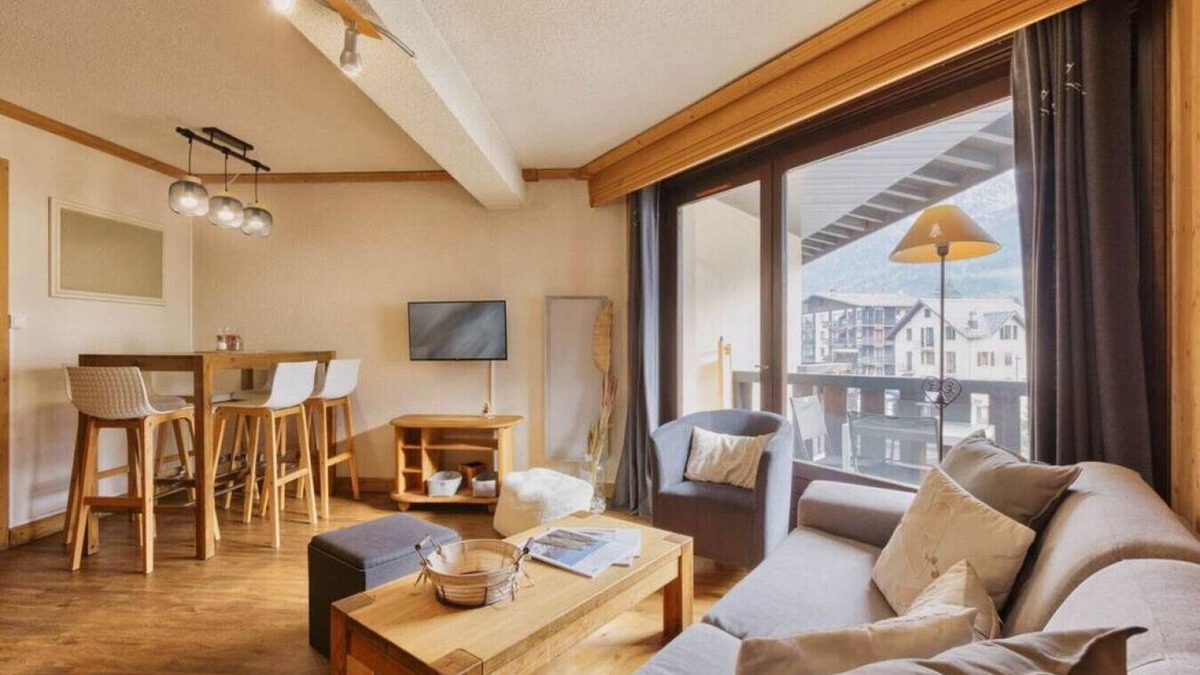 Les Houches Apartment | La Verte · Appart 2CH Familial 6pers 5mins des Pistes Vue