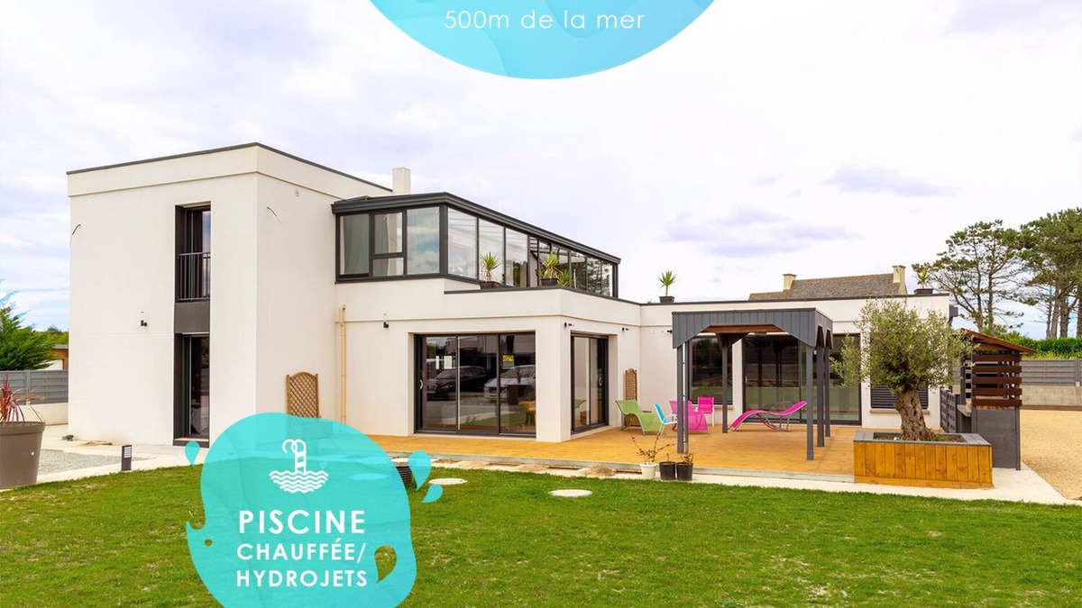 Cleder Villa | La Villa des Amiets: 250m2, comfort, swimming pool, sea at 500m
