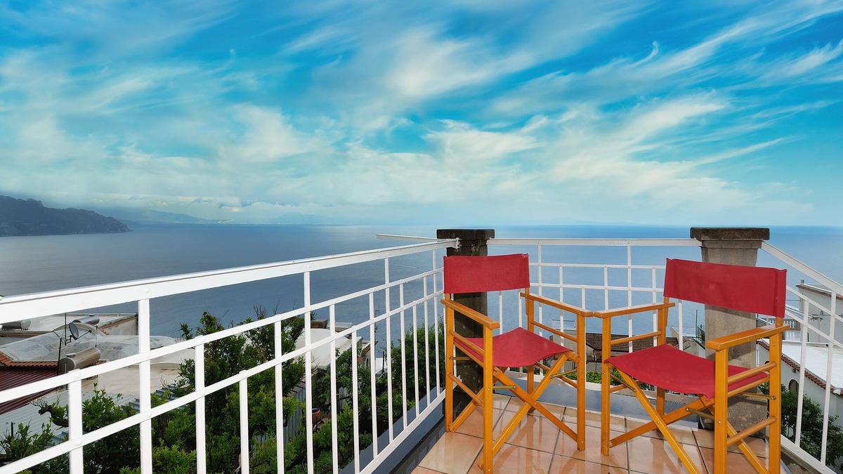 Conca dei Marini Apartment | Lady Gilda, beautiful apartment with terrace overlooking the sea