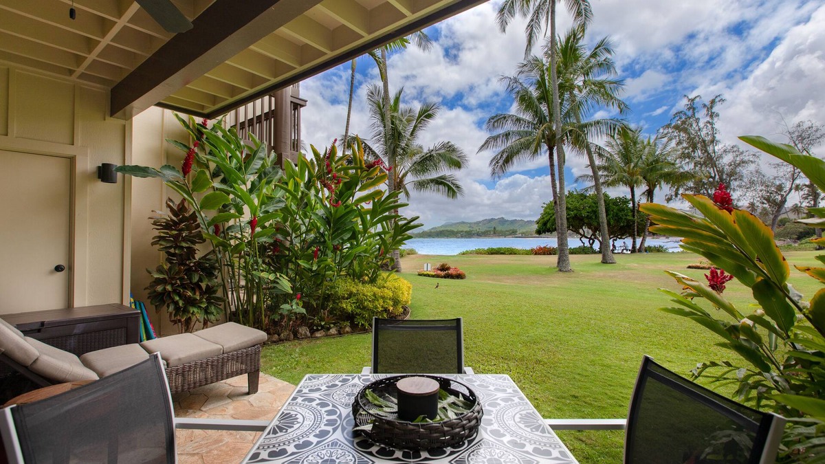 Wailua Condo | Lae Nani 312, Oceanfront, AC,Tropical Bliss, Steps to Beach and Town