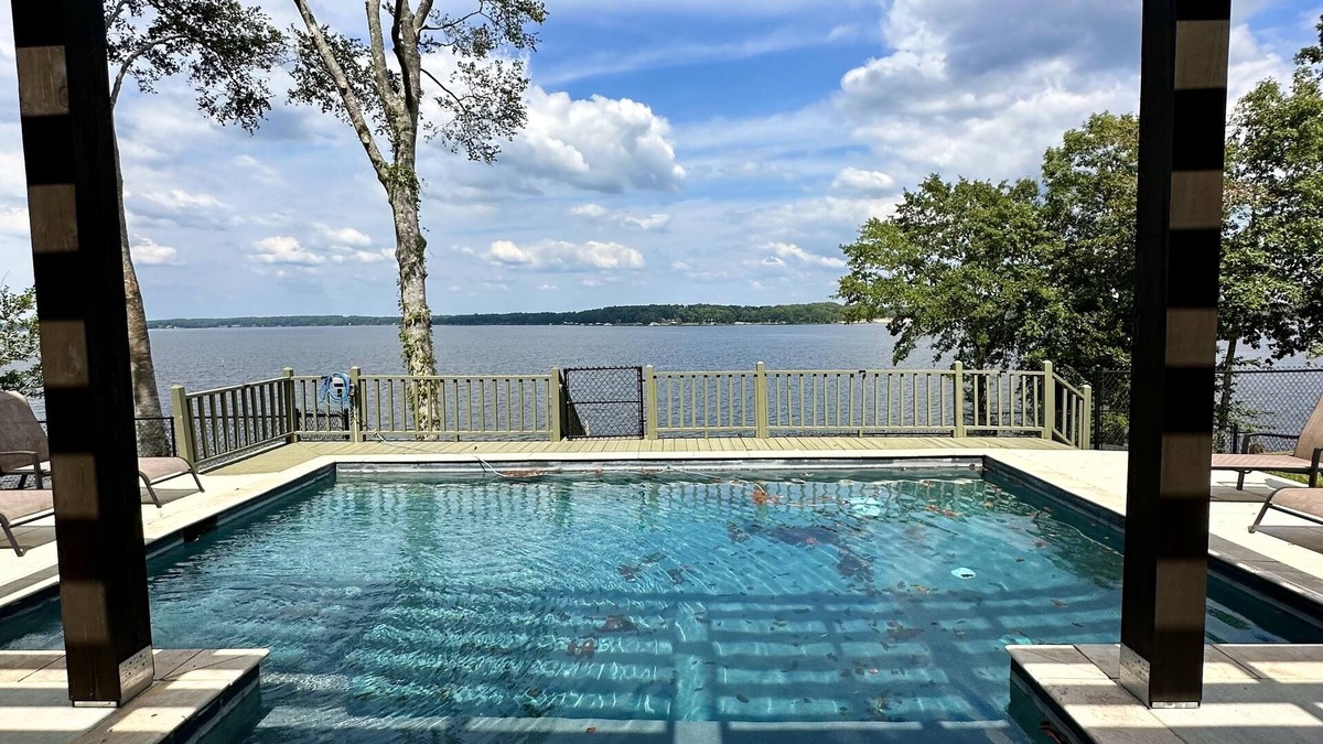 Downsville House | Lake and Pool Oasis at Eagle Bay Den on Lake D'arbonne!