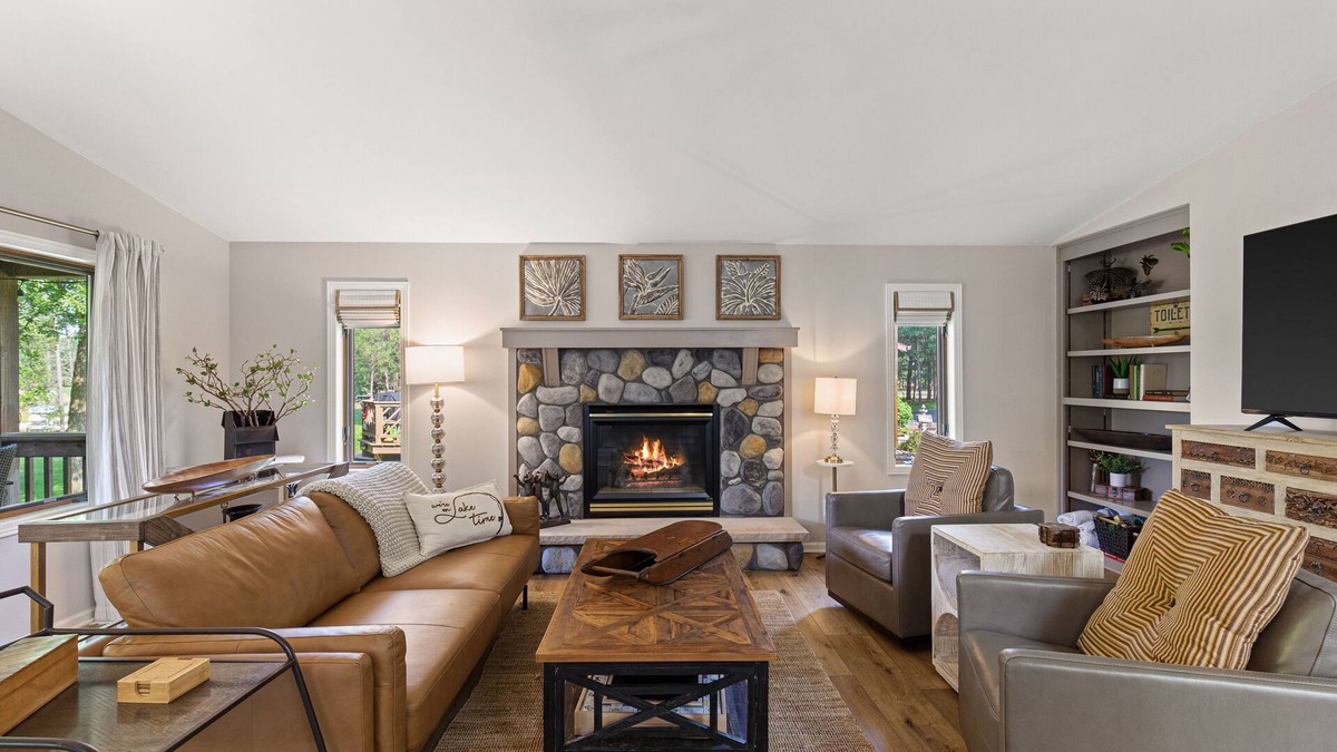 Nekoosa House | Lake Camelot - Fun on the Channel - Waterfront Home - Sand Valley Golf - Boating