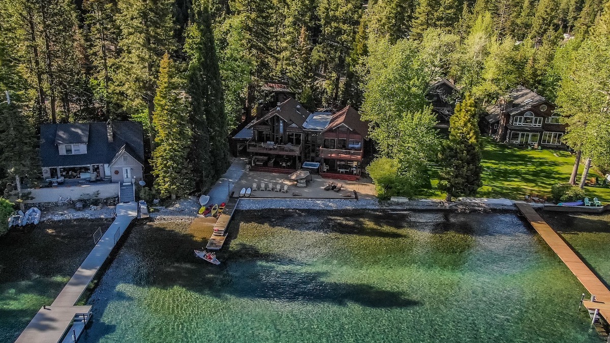 Tahoe Vista House | Lake Front Retreat With Your Private Beach & Hot Tub