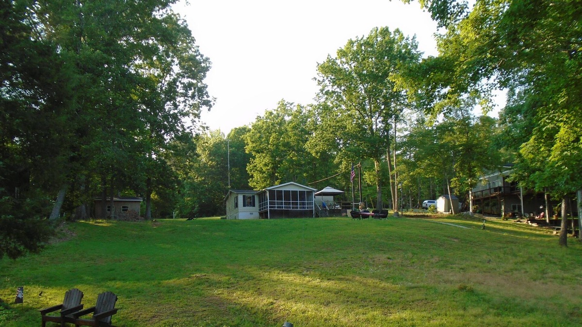 Wise House | Lake Gaston most usable waterfront acre lot with bulkhead on large cove.