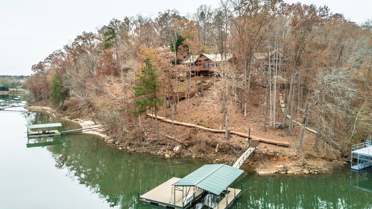 Westminster House | Lake Hartwell Mountain Home with Stunning Views and Deep Water Private Dock