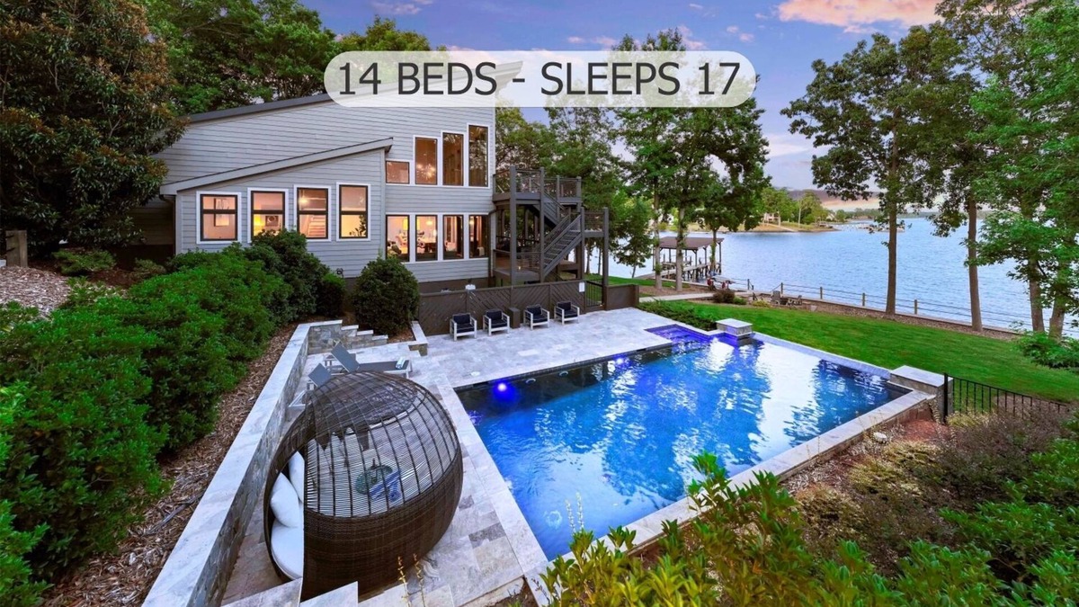 Mayhew House | Lake Norman Getaway w/Heated Pool, Game Room & Optional Boat Rental