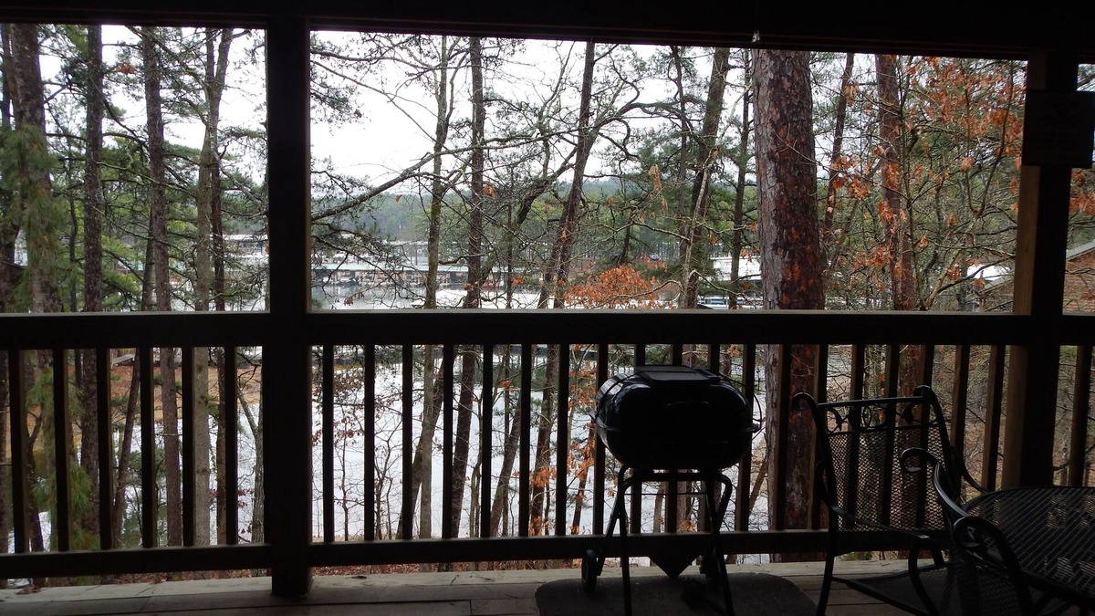Mount Ida Cottage | Lake view three bedroom, three bath cottage with private hot tub overlooking Lake Ouachita. by RedAwning